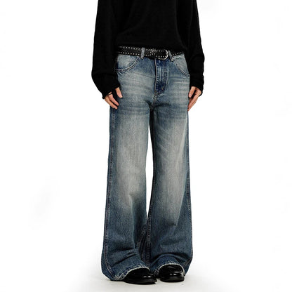 Vintage Blue Stone Wash Baggy Jeans