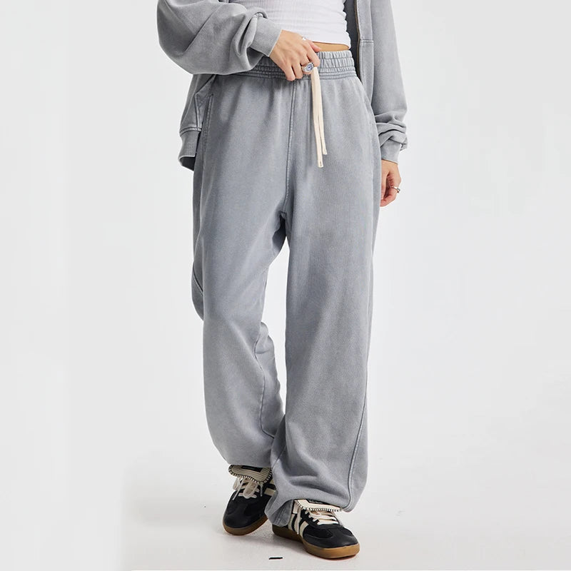 Faded Wide Leg Sweatpants