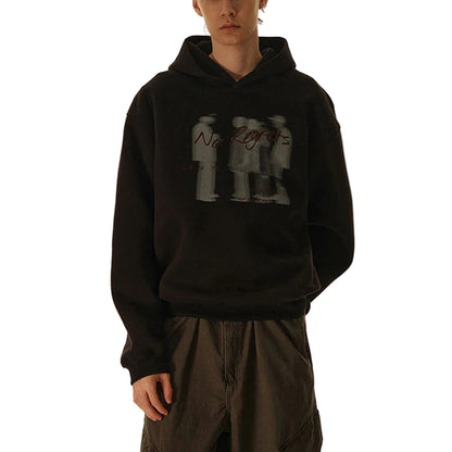 "No Regrets" Blurry Hoodie