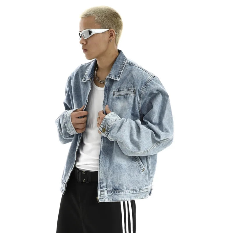 Light Blue Wash Denim Jacket