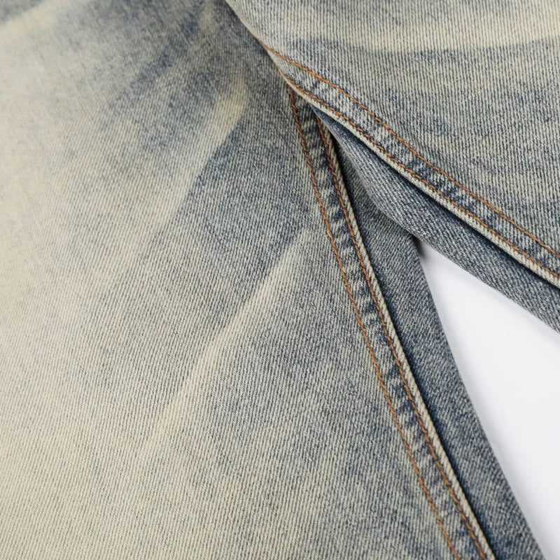 Vintage Sand Washed Baggy Jeans