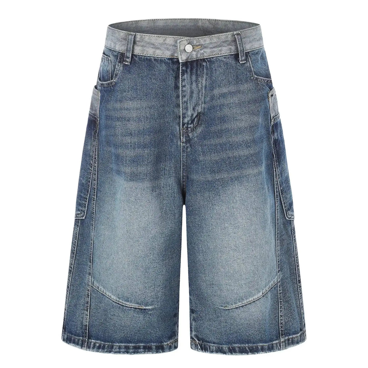 Two-Tone Baggy Long Jorts