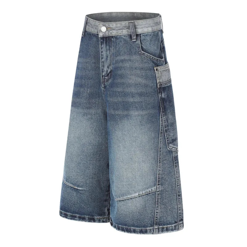 Two-Tone Baggy Long Jorts
