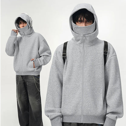 Zip Up Hoodie w/ Mask