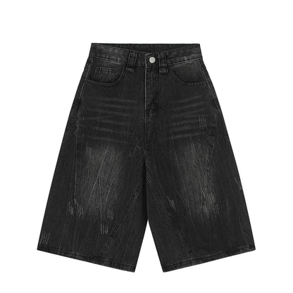 Embroidered Baggy Jorts