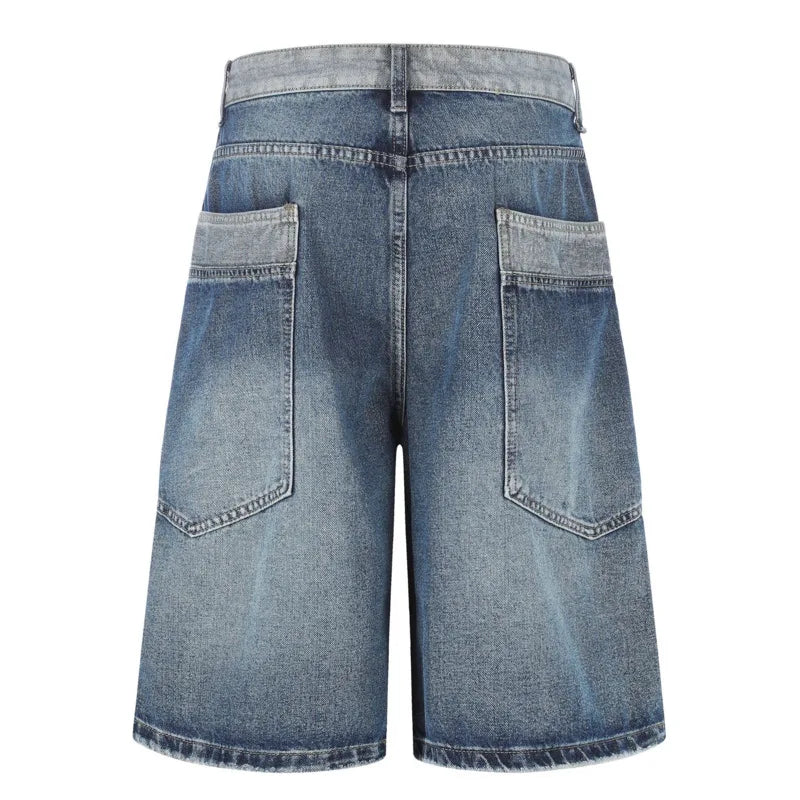Two-Tone Baggy Long Jorts