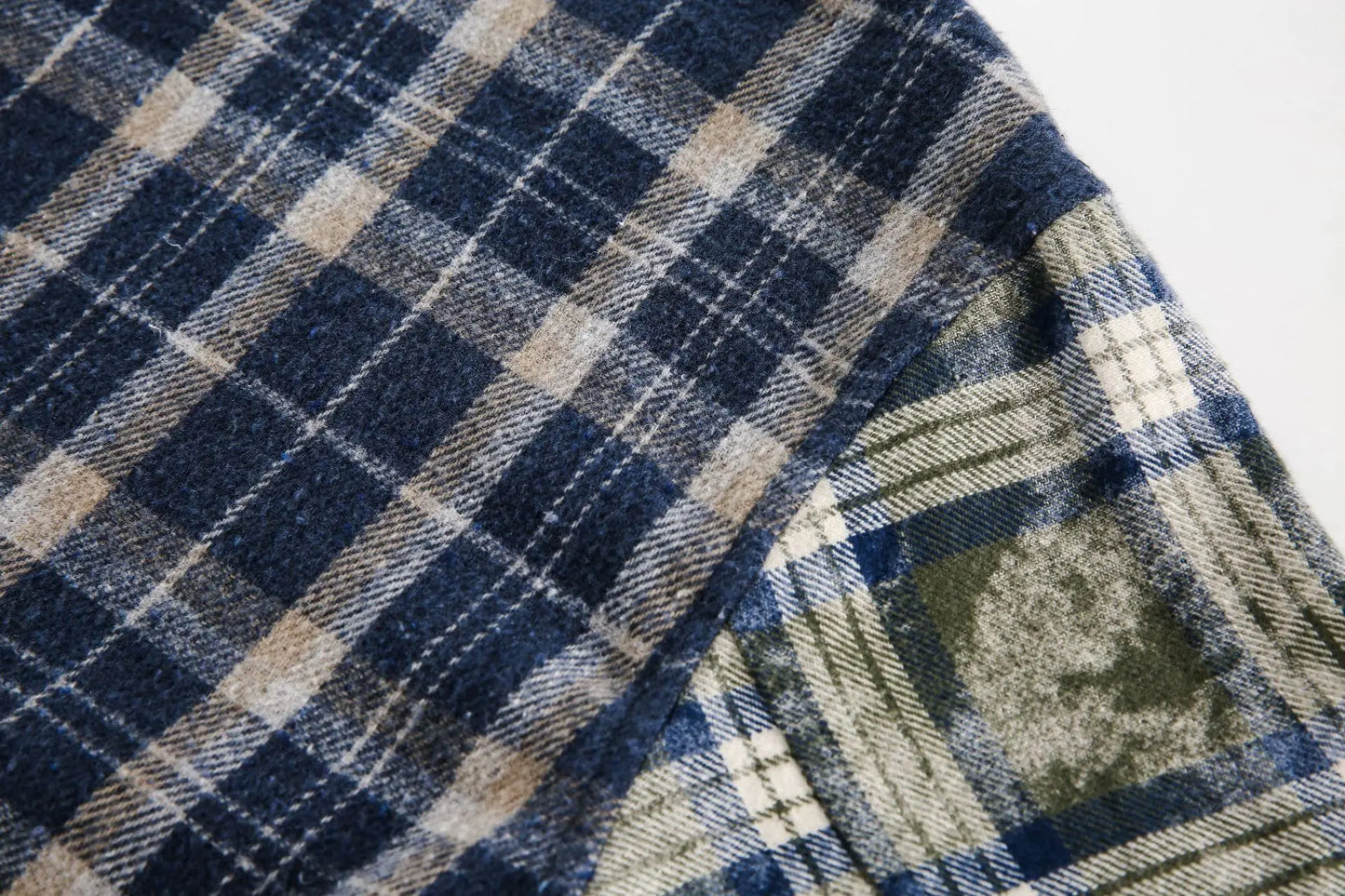 Multicolor Patchwork Flannel