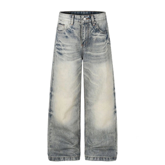 Vintage Sand Washed Baggy Jeans