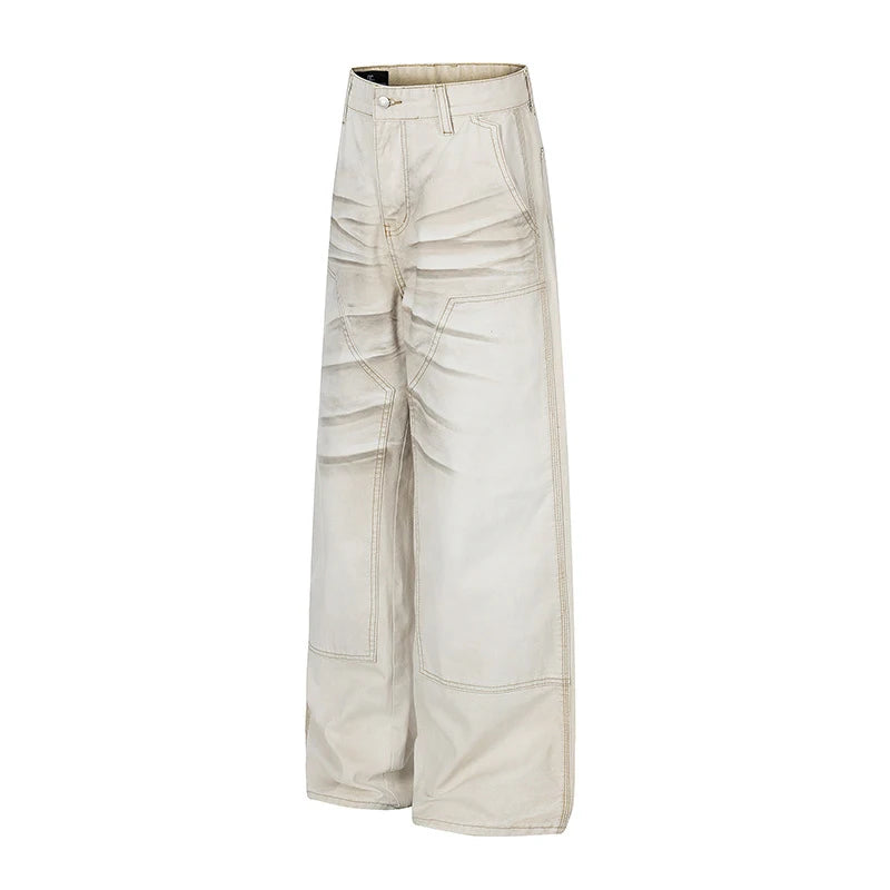 Vintage White Baggy Jenas