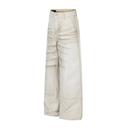 Vintage White Baggy Jenas