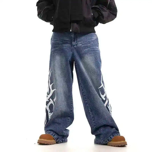 Thorn Blue Baggy Jeans