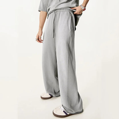 Faded Raw Edge Sweatpants