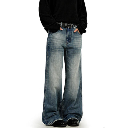 Vintage Blue Stone Wash Baggy Jeans