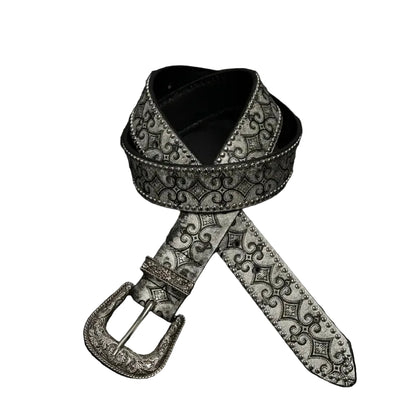 Silver Western Style Belt
