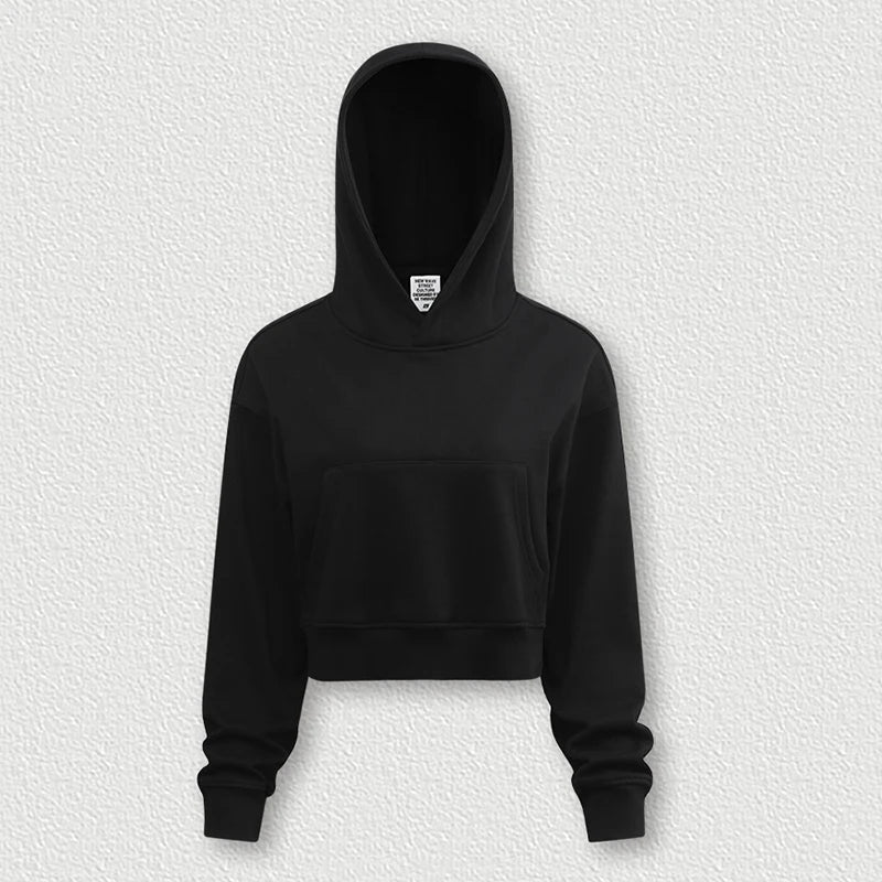 Womens Cropped Hoodie