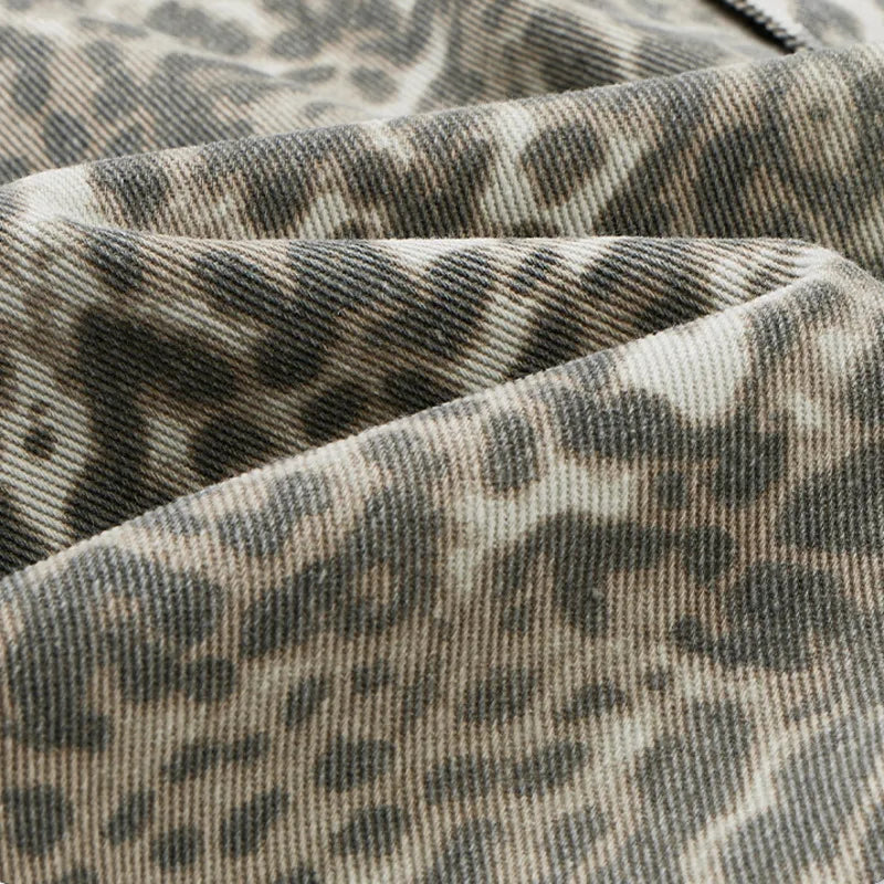 Leopard Baggy Long Jorts