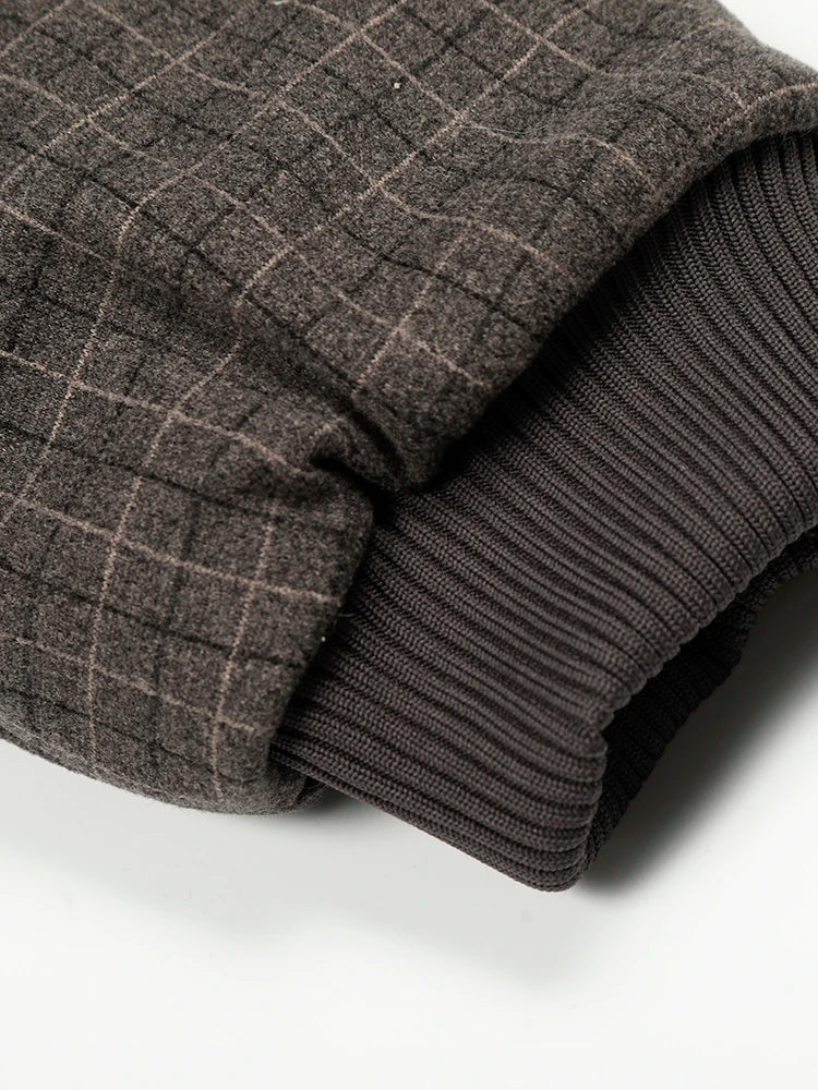 Plaid Jacket w/ Fur-Lined Collar