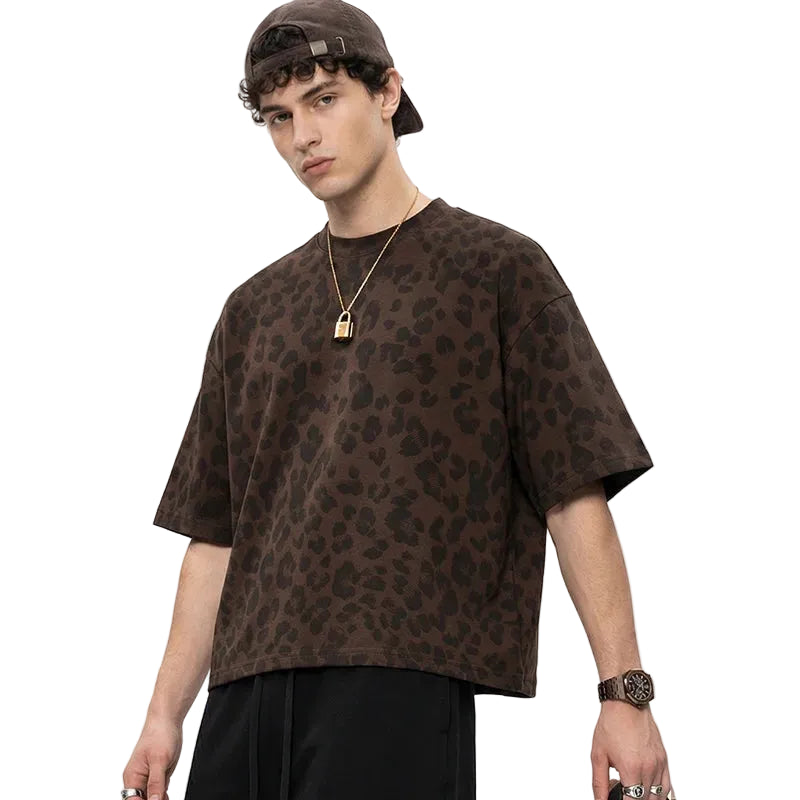 Boxy Leopard T-Shirt