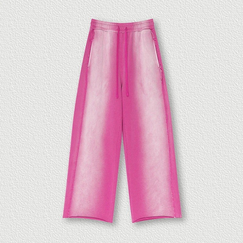 Faded Raw Edge Sweatpants
