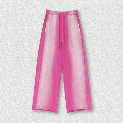 Faded Raw Edge Sweatpants