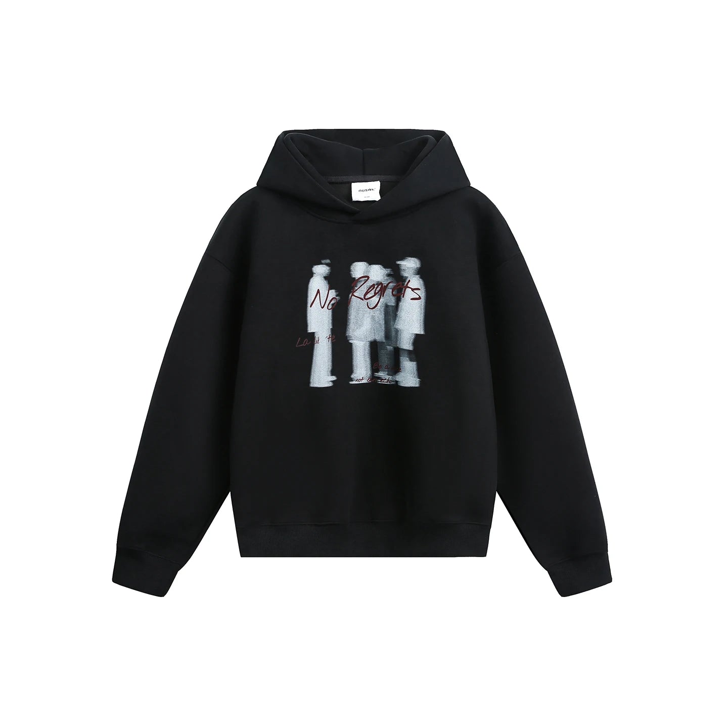 "No Regrets" Blurry Hoodie
