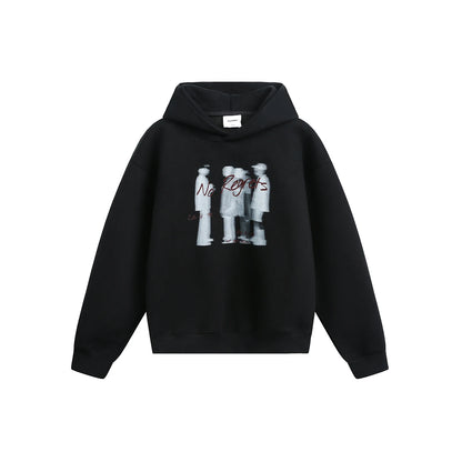 "No Regrets" Blurry Hoodie