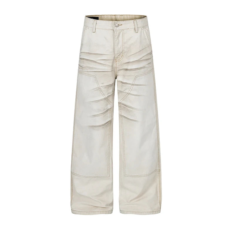 Vintage White Baggy Jenas