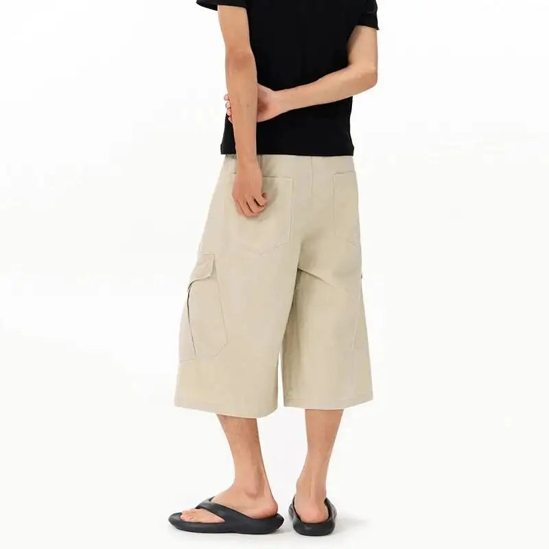Baggy Long Cargo Shorts