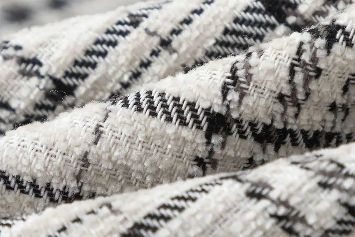 Black & White Patchwork Flannel