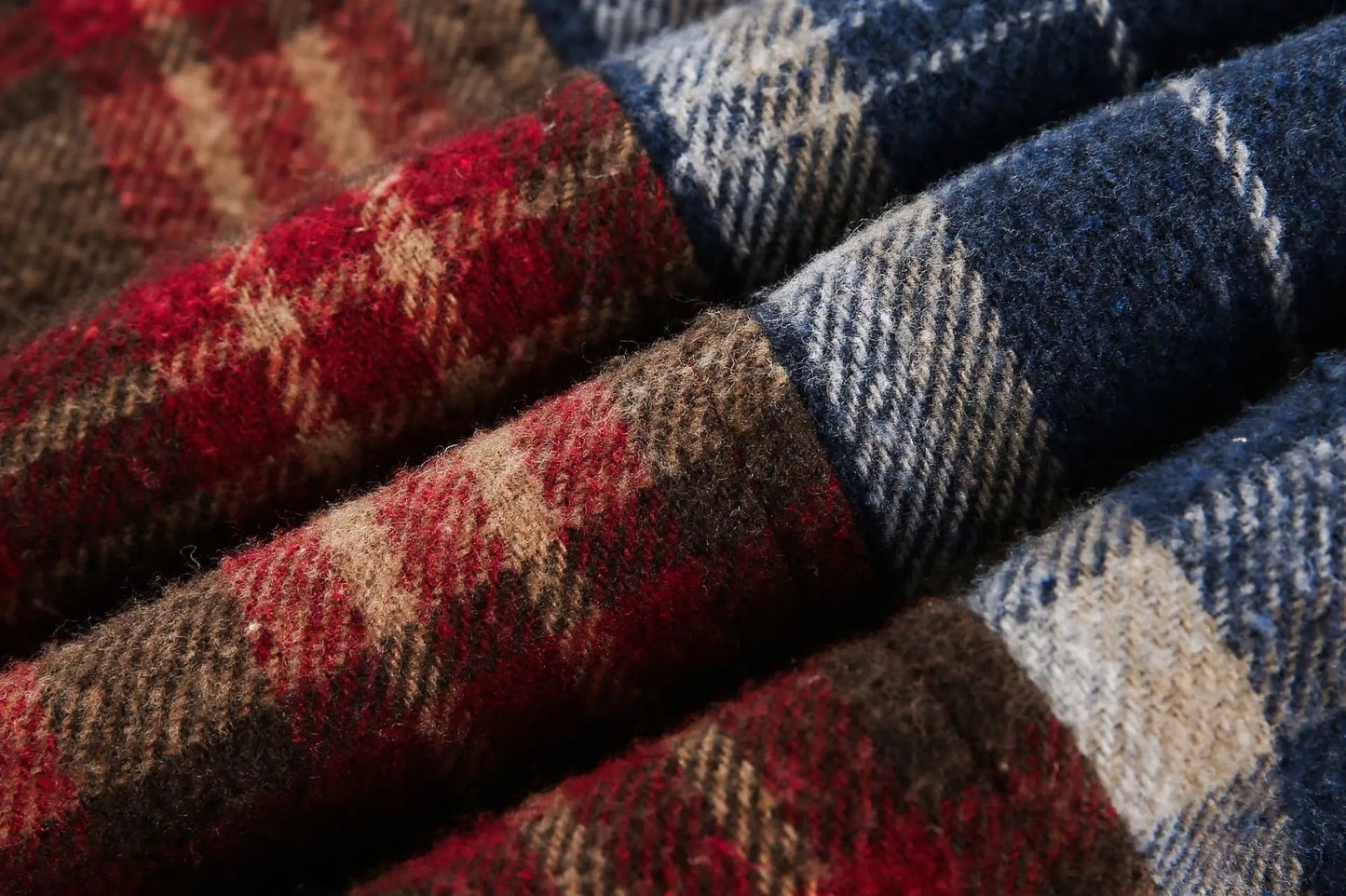 Multicolor Patchwork Flannel