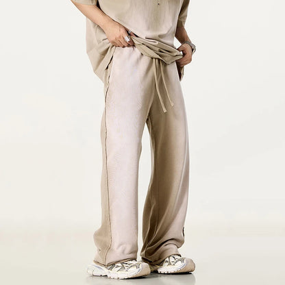 Faded Raw Edge Sweatpants