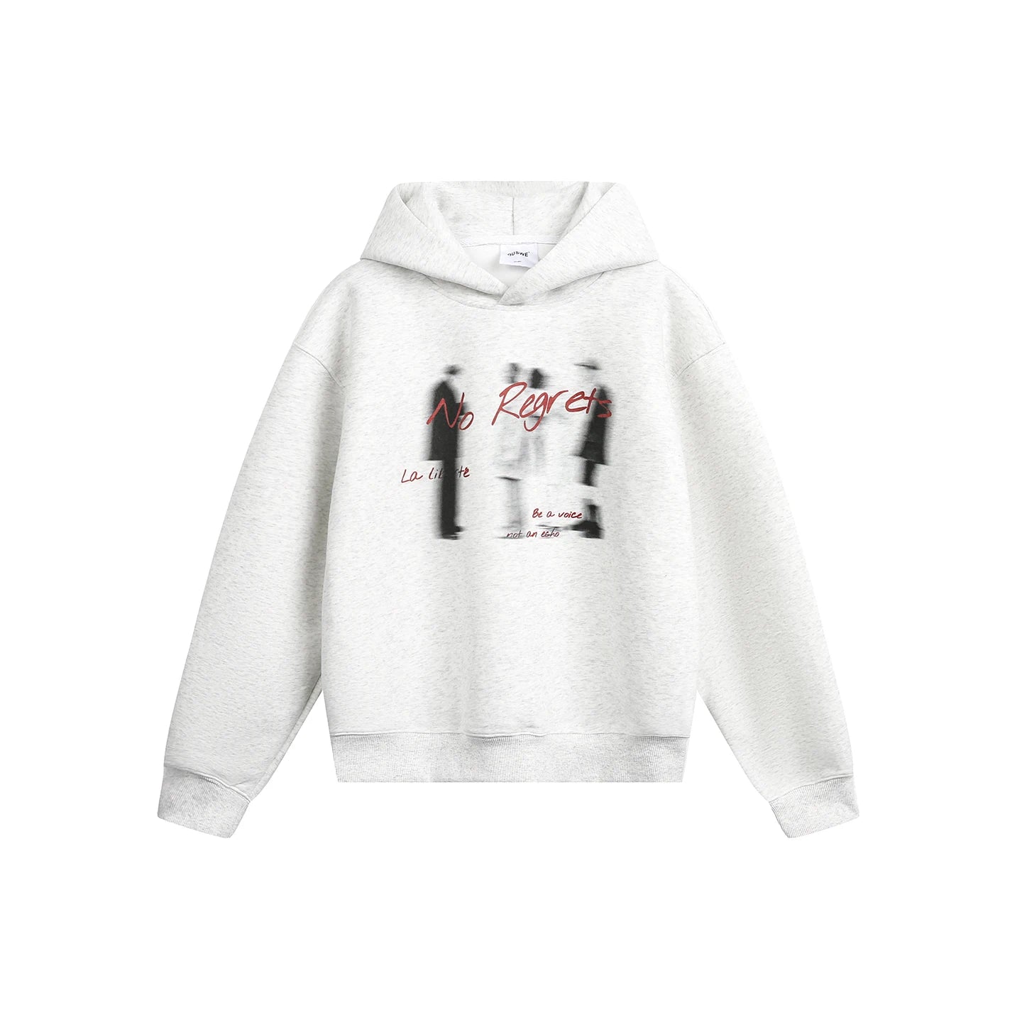 "No Regrets" Blurry Hoodie