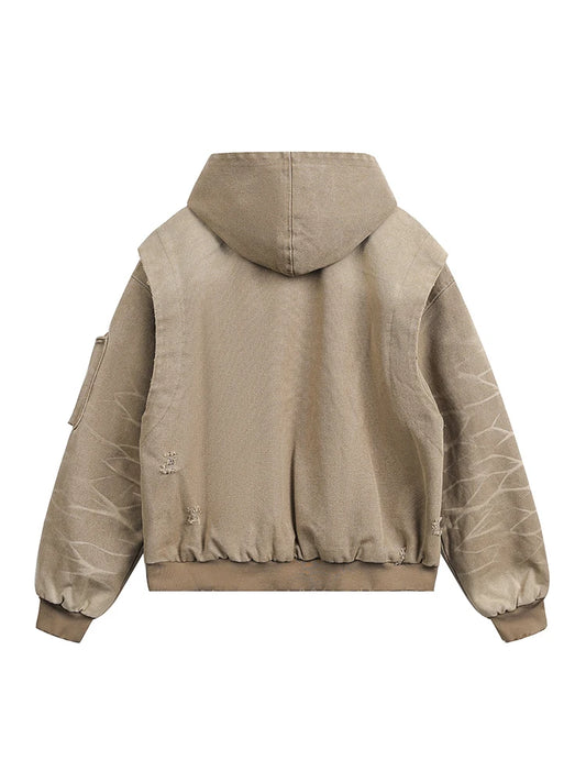 Distressed Work Jacket