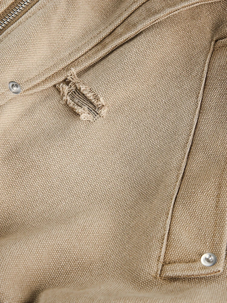 Distressed Work Jacket