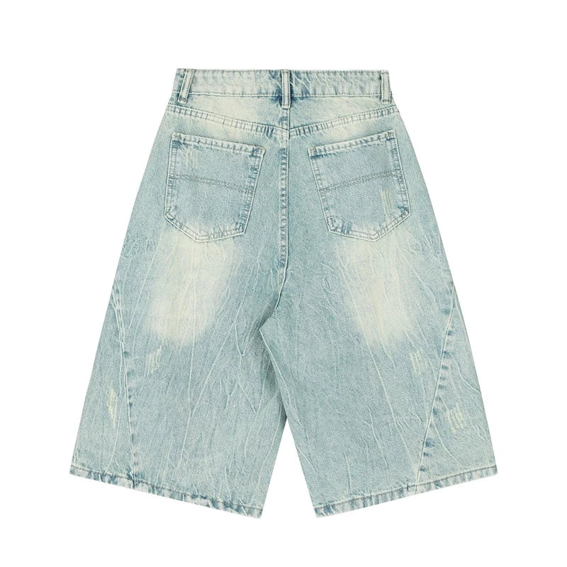 Embroidered Baggy Jorts