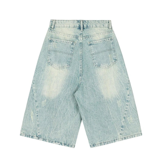 Embroidered Baggy Jorts